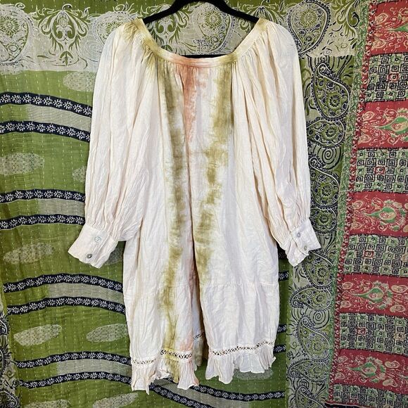 NWT Jen's Pirate Booty Desert Sun Astral Gauze Mini Dress Size Medium - Picture 9 of 13